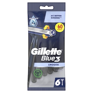 GILLETTE | Ξυραφάκια Blue 3 Smooth 6 Τεμάχια
