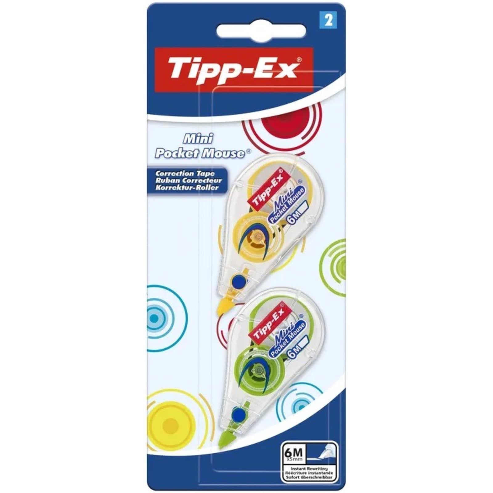 BIC Διορθωτική Ταινία Mini Pocket Mouse Fashion Set 1 Τεμάχιο