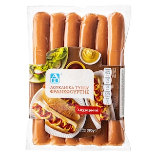 ΑΒ | Λουκάνικα Φρανκφούρτης 380gr