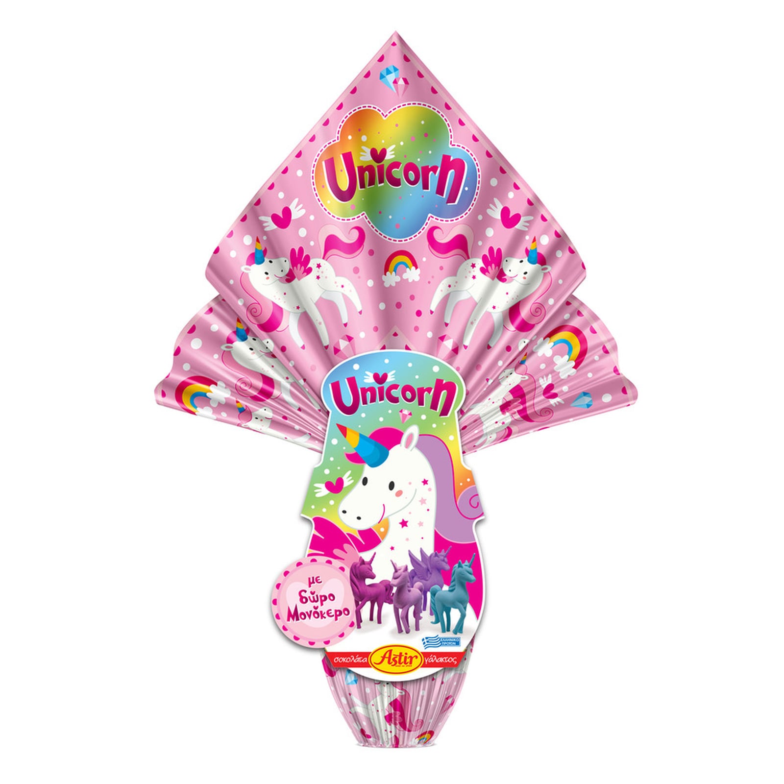 Σοκολατένιο Αυγό Γάλακτος Μονόκερος 160g