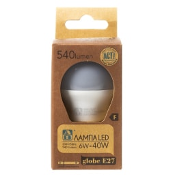 ΑΒ | Λάμπα Led Globe E27 5.5W 1 Τεμάχιο