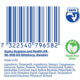 ZEWA | Υγρά Μαντηλάκια Τουαλέτας Sensitive 42 Τεμάχια 184g