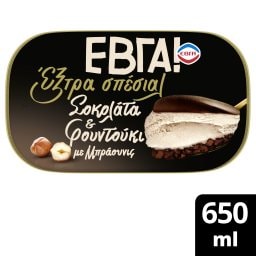 ΕΒΓΑ | Παγωτό Έξτρα Σπέσιαλ Σοκολάτα & Φουντούκι 440g
