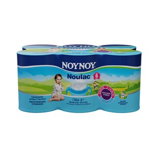 NOULAC | Γάλα Συμπυκνωμένο 2ης Βρεφικής Ηλικίας 6X400g