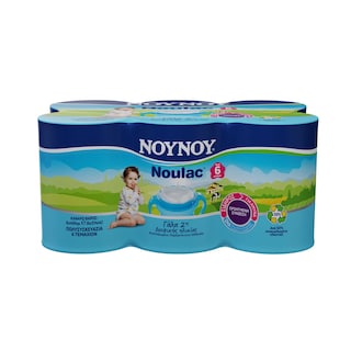 NOULAC | Γάλα Συμπυκνωμένο 2ης Βρεφικής Ηλικίας 6X400g