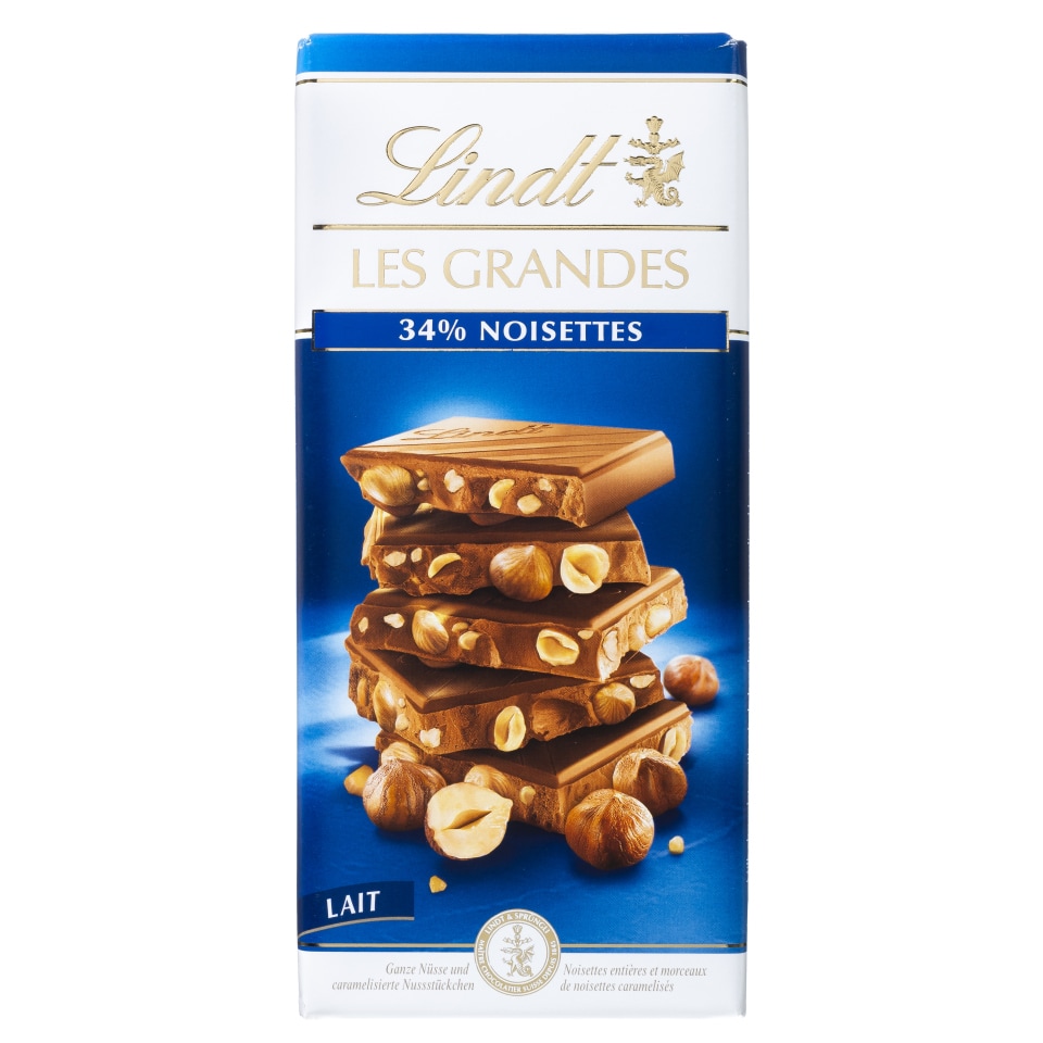 LINDT Σοκολάτα Γάλακτος Φουντούκι 150g