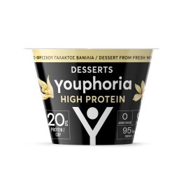 YOUPHORIA | Κρέμα Βανίλια High Protein 180g