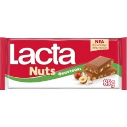 LACTA | Σοκολάτα Γάλακτος Φουντούκι 85gr