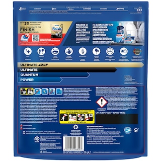 FINISH | Κάψουλες Πλυντηρίου Πιάτων Quantum Allin1 Λεμόνι 90 Τεμάχια