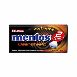 MENTOS | Καραμέλες Clean Breath Extreme 35g