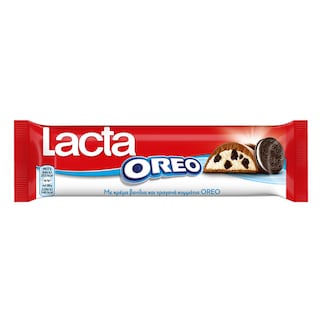 LACTA | Σοκολάτα Γάλακτος Μπισκότο Oreo 37g
