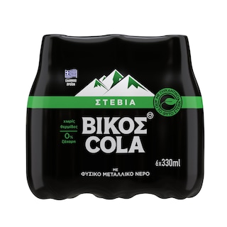 ΒΙΚΟΣ | Αναψυκτικό Cola Stevia Φιάλη 6x330ml