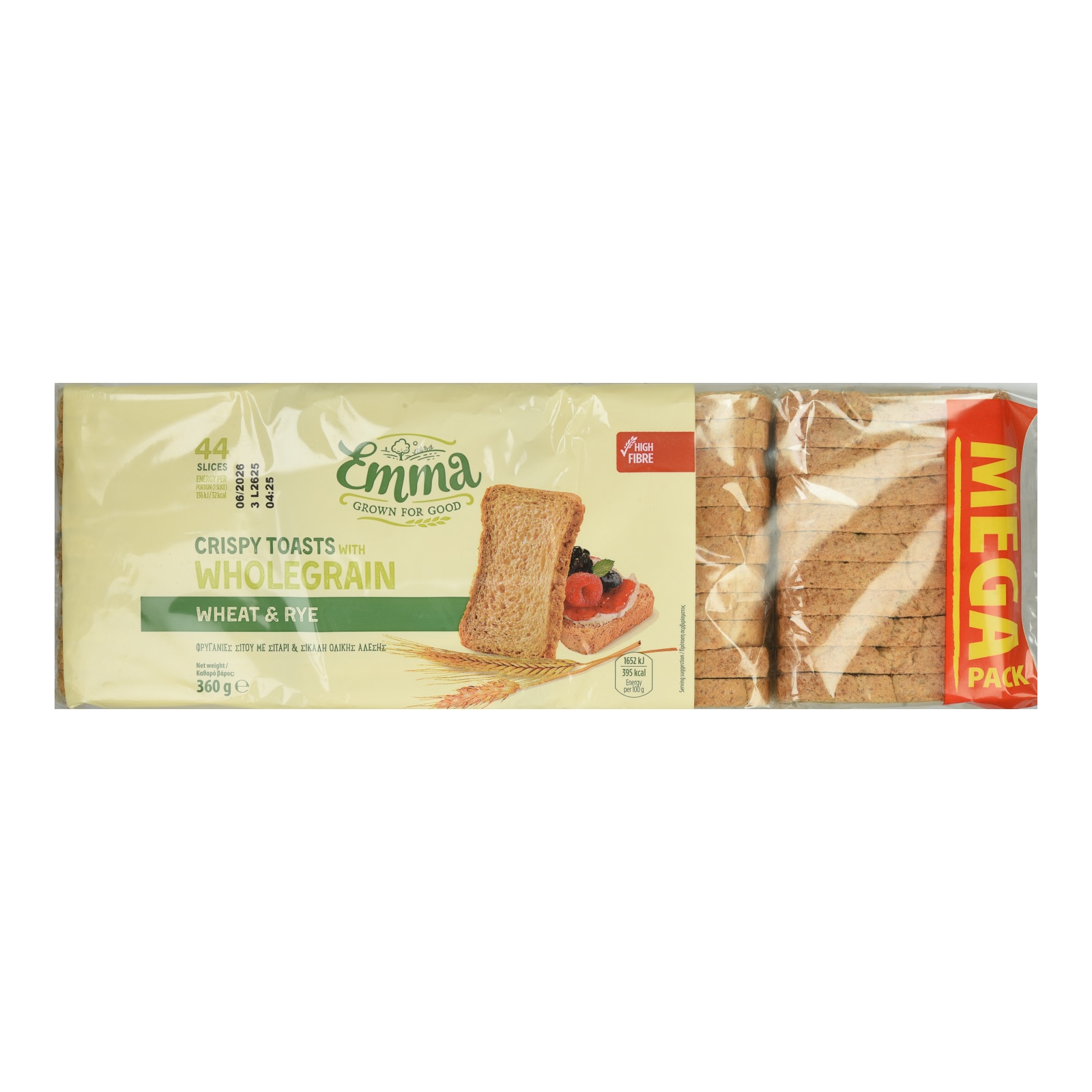 Φρυγανιές Σίκαλης 360g