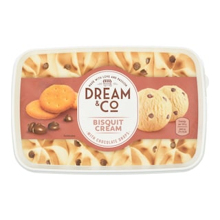 DREAM & CO | Παγωτό Μπισκότο Κομμάτια Σοκολάτας 550g