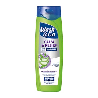 WASH&GO | Σαμπουάν Calm & Relief 2σε1 360ml
