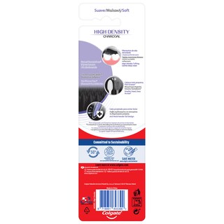 COLGATE | Οδοντόβουρτσα High Density Charcoal 2 Τεμάχια ΤΙΜΗ ΣΟΚ