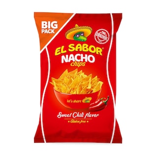 EL SABOR | Τσιπς Nacho Τσίλι 180g