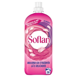 SOFLAN | Υγρό Πλυντηρίου Ρούχων Bivalent Classic Ευαίσθητα Ρούχα 28 Μεζούρες