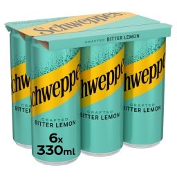 SCHWEPPES | Αναψυκτικό Bitter Lemon Κουτί 6x330ml