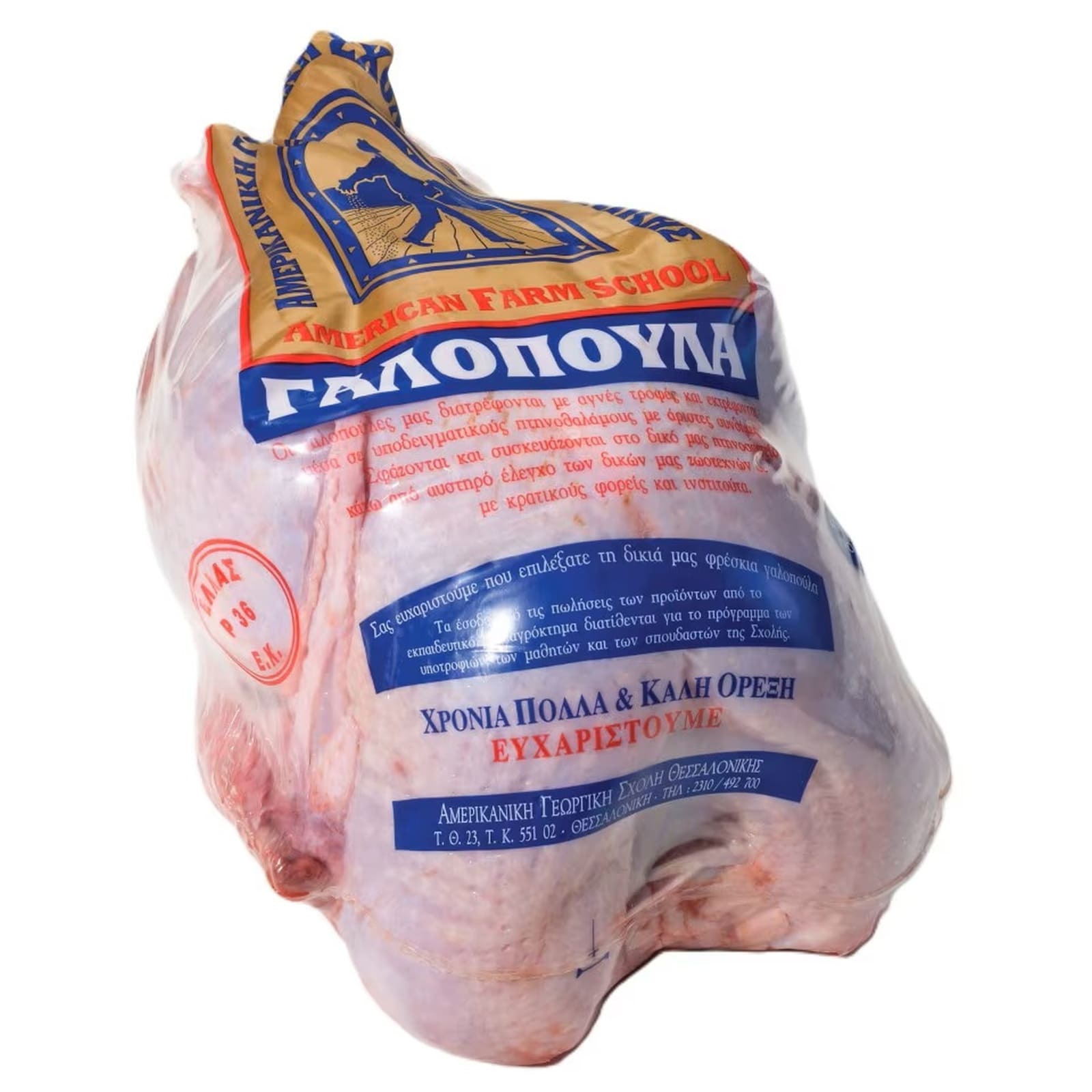 ΑΜΕΡΙΚΑΝΙΚΗ ΓΕΩΡΓΙΚΗ ΣΧΟΛΗ Γαλοπούλα Νωπή Αμερικάνικης Γεωργικής Σχολής