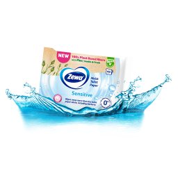 ZEWA | Υγρά Μαντηλάκια Τουαλέτας Sensitive 42 Τεμάχια 184g