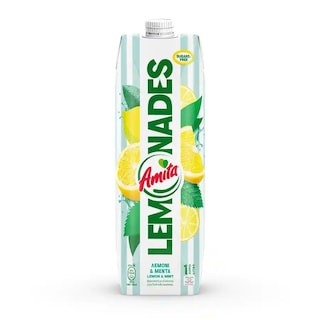 AMITA | Φρουτοποτό Lemonades Λεμόνι Μέντα 1lt