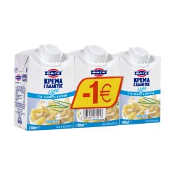 ΦΑΓΕ | Κρέμα Γάλακτος Light 3x200ml Έκπτωση 1E