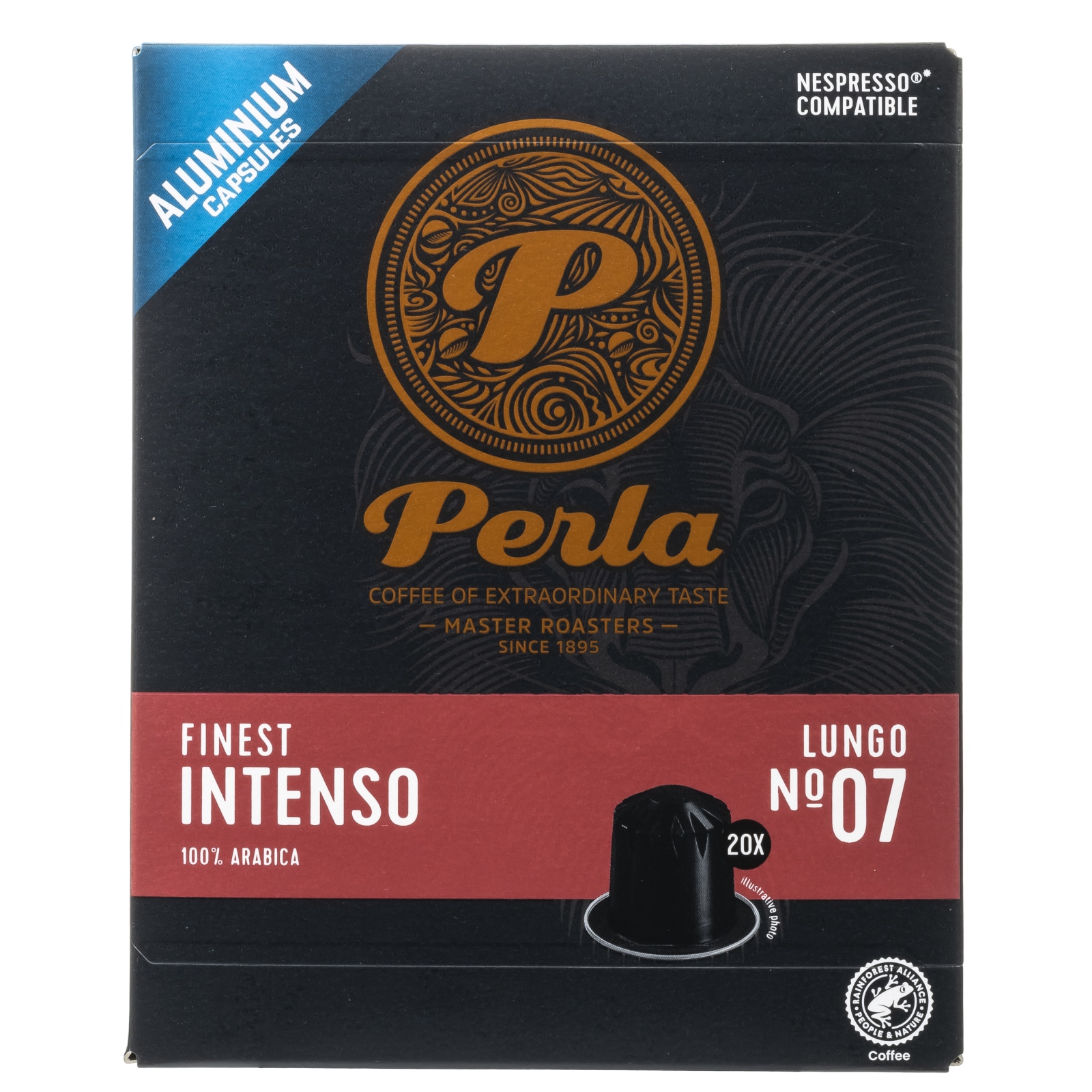 PERLA BEVERAGES Κάψουλες Καφέ Perla Intenso Lungo 20x5g