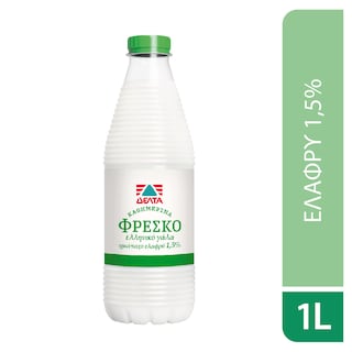 ΔΕΛΤΑ | Γάλα Φρέσκο Καθημερινά Ελαφρύ 1lt