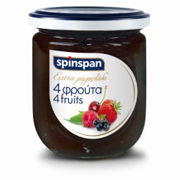 SPIN SPAN | Μαρμελάδα 4 Φρούτα 380g
