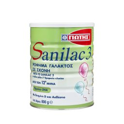 SANILAC | Βρεφικό Γάλα Sanilac 3 Σκόνη 800g