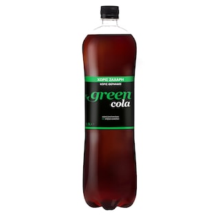 GREEN | Αναψυκτικό Cola Στέβια Φιάλη 1.5lt
