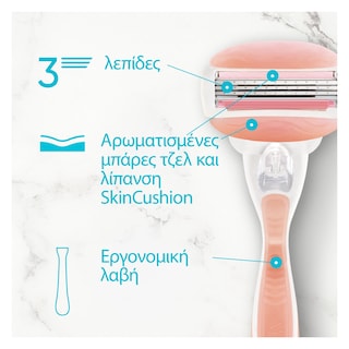 GILLETTE | Ξυριστική Μηχανή Venus Spa Breeze + 2 Ανταλλακτικά 1 Τεμάχιο
