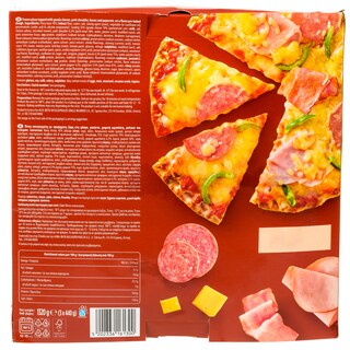 GUSTONA | Πίτσα Μπέικον Πεπερόνι 3x440g