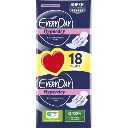 EVERY DAY | Sanitary Pads Hyperdry Super Ultra Plus 18 Pieces