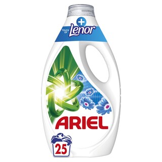 ARIEL | Υγρό Πλυντηρίου Ρούχων Touch of Lenor 25 Μεζούρες