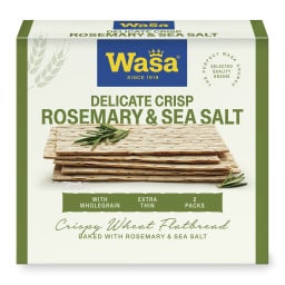 WASA | Φρυγανιές Delicate Crisp Δενδρολίβανο & Αλάτι 190gr