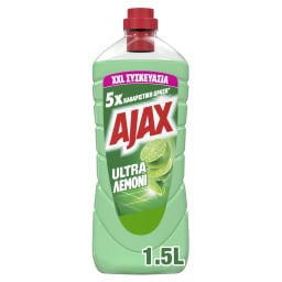 AJAX | ULTRA | Καθαριστικό Πατώματος Ultra Λεμόνι 1.5lt