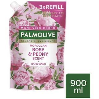 PALMOLIVE | Κρεμοσάπουνο Τριαντάφυλλο Παιώνια Ανταλλακτικό 900ml
