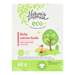 NATURE'S PROMISE | Μπατονέτες Baby 60 Τεμάχια