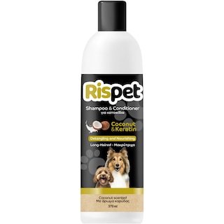 RISPET | Σαμπουάν για Κατοικίδια Coconut & Keratin 370ml