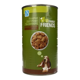FAMILY FRIENDS | ΣΚΥΛΟΤΡΟΦΗ ΣΕ ΚΟΝΣΕΡΒΑ ΚΥΝΗΓΙ 1.230 GR