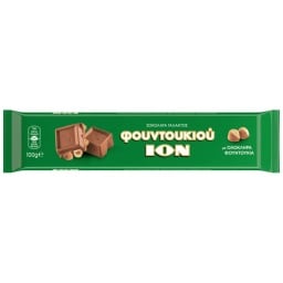 ΙΟΝ | Σοκολάτα Γάλακτος Ολόκληρα Φουντούκια 100g