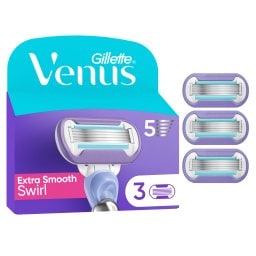 GILLETTE | Venus Delux Smooth Swirl Replacement Blades 3 Pieces