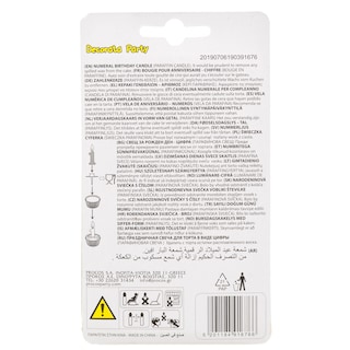 DECORATA | Κερί Γενεθλίων Νο5 1 Τεμάχιο