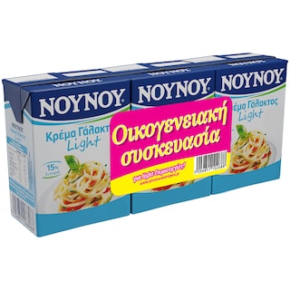ΝΟΥΝΟΥ | Κρέμα Γάλακτος Light 3x200ml