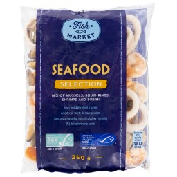 FISH MARKET | Μιξ Θαλασσινών και Surimi Κατεψυγμένα 250g