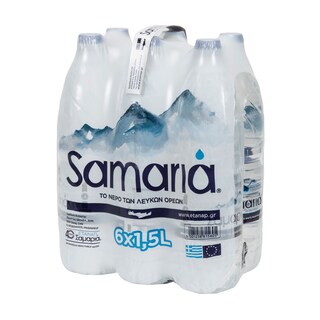 ΣΑΜΑΡΙΑ | ΕΠΙΤΡΑΠΕΖΙΟ ΝΕΡΟ ΦΥΣΙΚΟ  6X1.5LT