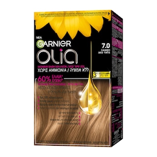 OLIA | Βαφή Μαλλιών Νο7.0 Ξανθό 1 Τεμάχιο
