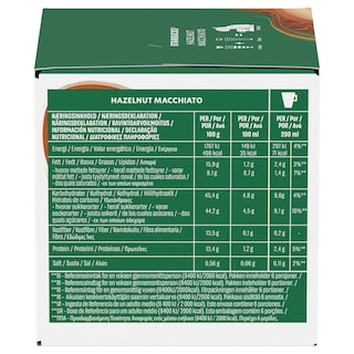 STARBUCKS | Κάψουλες Καφέ Dolce Gusto Hazelnut Macchiato 123g